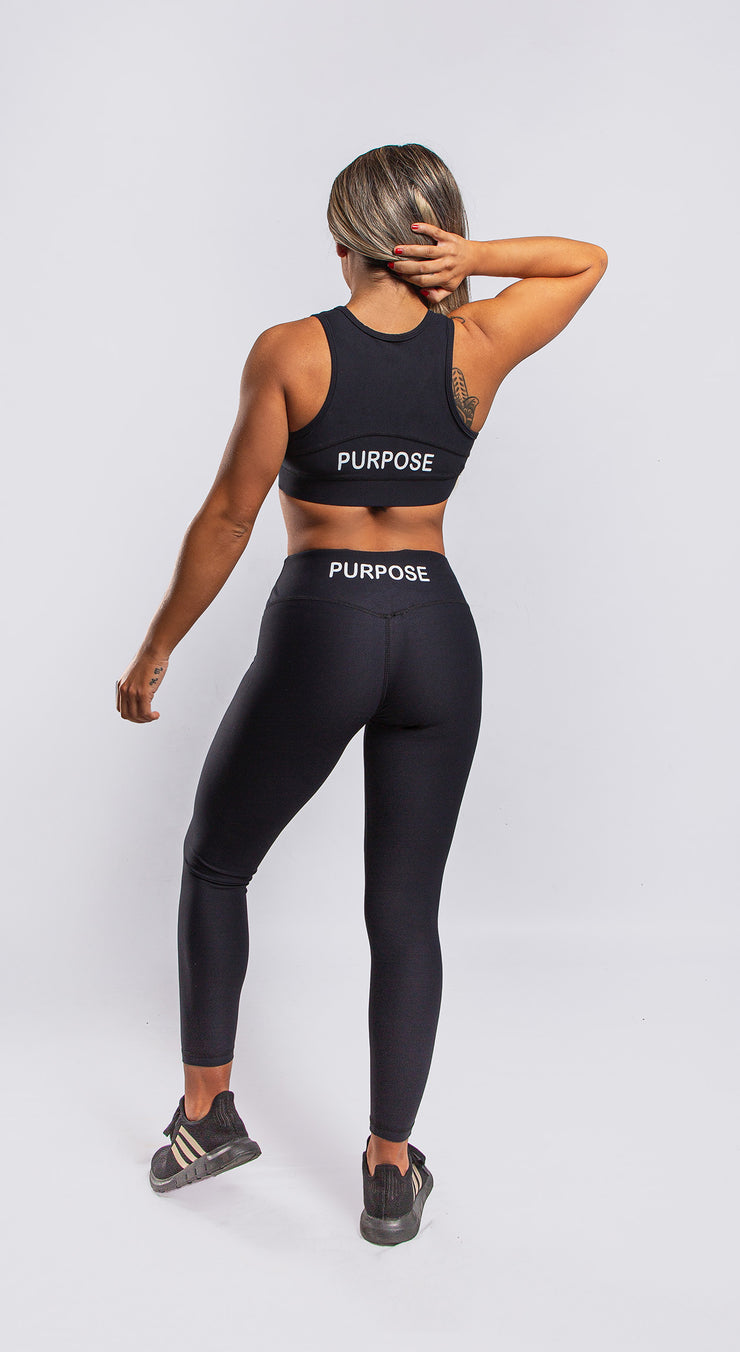 PFW. Classic Sports Bra - Black