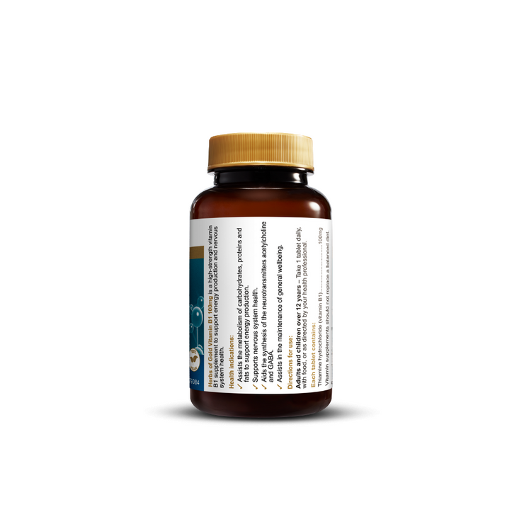 Herbs of Gold Vitamin B1 من 100mg